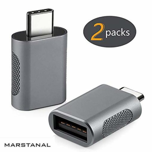 USB to Type-C Connector Adapter USB C Adapter to USB 3.0 (2 packs)