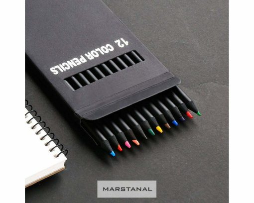 12 Colouring Pencils, Professional Colouring Pencils For Both Adults and Children, Sharpened For Drawing, Sketching and Layering