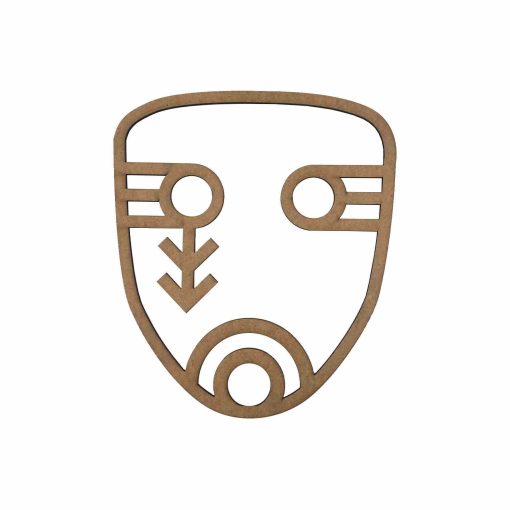 African Mask Decor, Modern African Mask, Wood African Mask, Decorative Wooden Mask, Tribal Mask, Wall Art, African Mask Home Decor, Wood Mask Decoration - Model 4