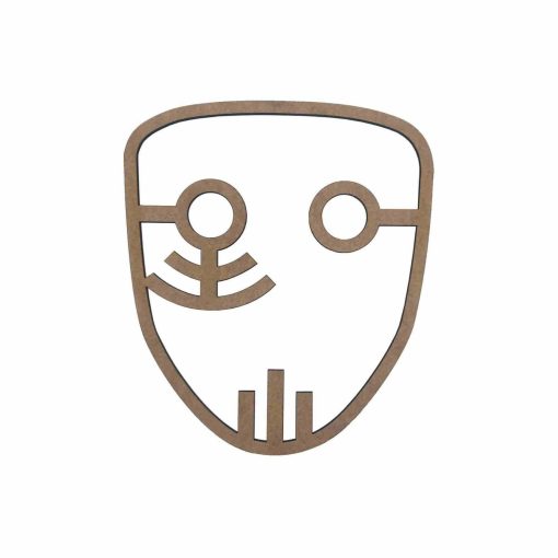 African Mask Decor, Modern African Mask, Wood African Mask, Decorative Wooden Mask, Tribal Mask, Wall Art, African Mask Home Decor, Wood Mask Decoration - Model 3