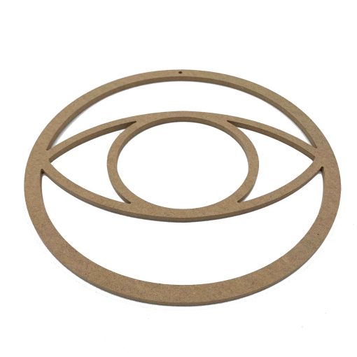 Raw Eye Wall Art, Eye Shape Wall Decoration, Eye Wood Symbol Decor, Eye Wall Hanging, Wooden Macrame Hoops, Macrame Wall Hanging, Eyewall, Eye Shape Wall Decor, Geometric Wood Eye