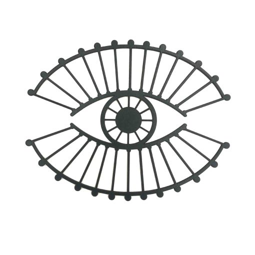 Laser Cut Eye Decor, Black Wood Eye Decor, Eye Shape Wall Decoration, Eye Wood Symbol Decor, Eye Wall Hanging, Eye Wall, Eye Shape Wall Decor, Eyelash Wall Decor Geometric Wood Eye, Modern Decor