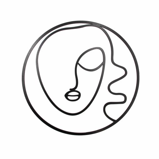 Wooden Woman Face Wall Decor, Female Wood Wall Art, Woman Face Figure, Female Face Wall Art, Wall Decor, Female Face Wood Art,Minimalist Face Wood Line Art