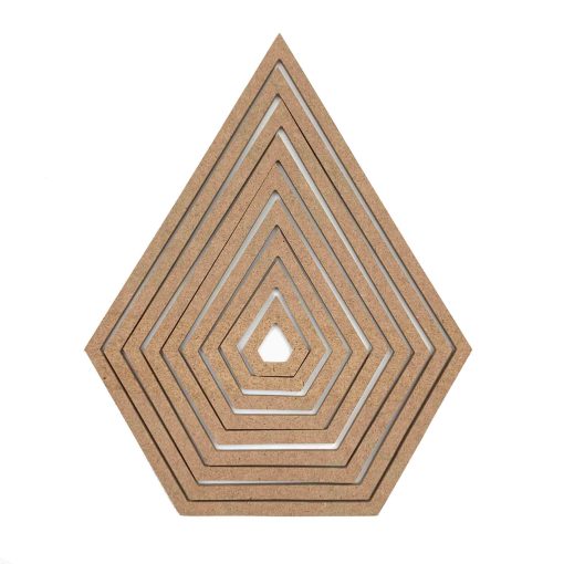 9 Pieces Diamond Shape Macrame Hoops, Diamond Pulley, Wooden Macrame Hoops, Macrame Diamond, Macrame Set, Wooden Hoops For Macrame, Macrame Rings DIY, Macrame Rings Wooden, Wooden Macrame Frame