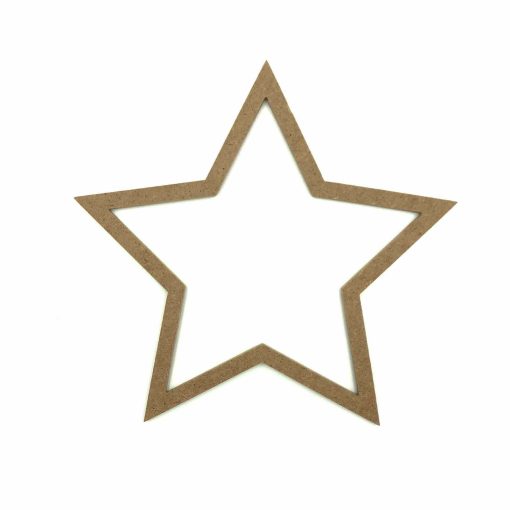 Star Shape Macrame Hoops, Wooden Macrame Hoops, Wooden Hoops For Macrame, Wood Star, Unfinished Star, Macrame Rings DIY