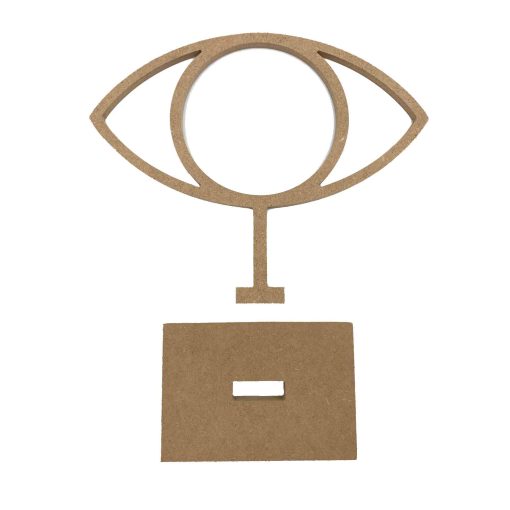 Eye Decor On Stand, Raw Eye Art ,Eye Shape Table Decor On Stand,Eye Decor With Stand, Eye Wood Symbol Decor,Eye Table Decoration, Eye Decor, Geometric Wood Eye,Modern Decor, Geometric Home Decor