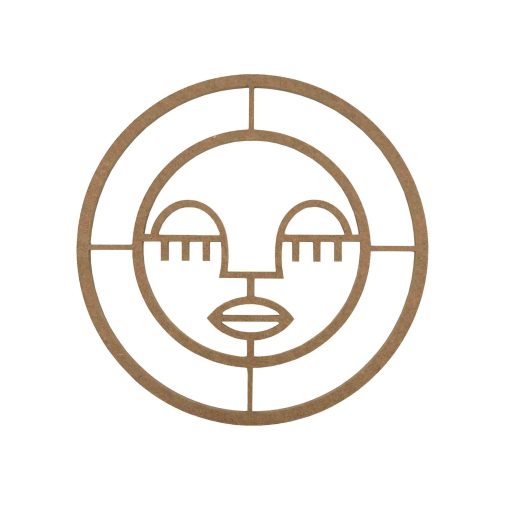 Face Shaped Wall Decor, Face Wall Art, Face Shaped Macrame Hoops, Macrame Ring, Wooden Face Shape, Wooden Macrame Hoops, Wooden Wall Decor, Wood Wall Art, Model 2