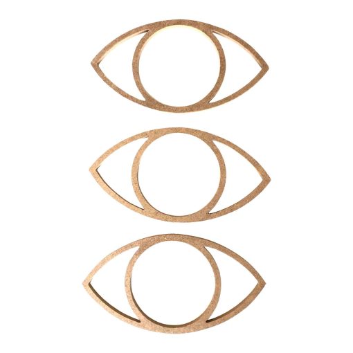 Mini Eye Decor, Eye Shape Wall Decoration Set, Eye Wall Art, Eye Shape Wall Decor, Eye Wall Hanging, Art Home Decoration, Wood Eye Wall Art, Decorative Eye Wall Art, 3 Pieces Eye Decor