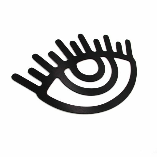 Laser Cut Eye Decor, Black Wood Eye, Eye Shape Wall Decoration,  Eye Wood Symbol Decor, Eye Wall Hanging, Eye With Lash Wall Decor, Black Eye Wall Decor, Modern Decor, Home Decor,Spiritual Symbol