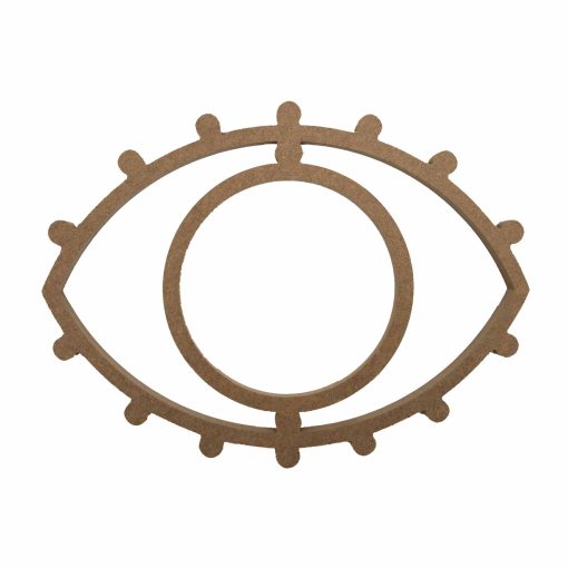 Eye Shape Wall Decoration, Eye Wood Symbol Decor, Eye Wall Hanging, Raw Eye Wall Art, Eye Shape Wall Art, Eye with Lash, Modern Decor, Geometric Home Decor,Spiritual Symbol