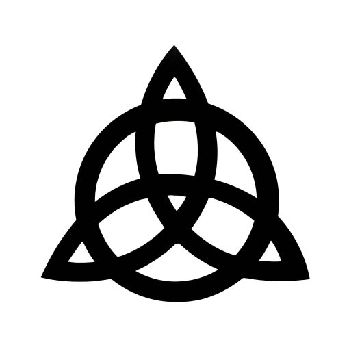 Triquetra Knot Black, Triquetra Wall Art, Trinity Knot, Wooden Triquetra Wall Decor, Celtic Knot, Triquetra Symbol, Wooden Triquetra Knot Wall Art, Celtic Wall Art, Triquetra Interior Decoration