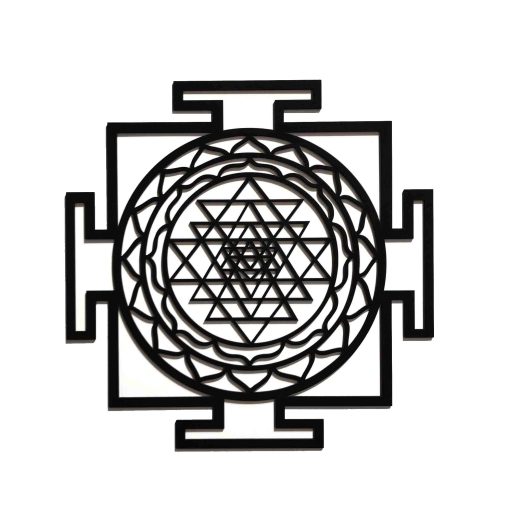 Sri Yantra Wood Wall Decor, Laser Cut Sri Yantra Wall Decor, Sacred Geometry, Shri Yantra, Sri Yantra Wood Wall Art,,Wooden Hanging Art,Spiritual Symbol,Home Decoration