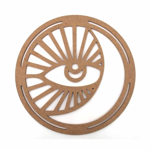 Eye Wall Decoration, Wooden Eye Symbol Decor, Eye Wall Hanging, Wooden Macrame, Wooden Macrame Eye, Eye Wall Art, Eye Lash Wall Decor, Geometric Wall Art, Spiritual Symbol