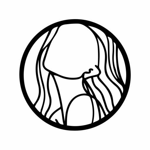 Girl Line Art Wall Decor, Black and White Wall Art, Black and White Art, Wood Wall Art, Woman Wall Decor, Line Art, Woman Line Art, Line Art Wall Decor,