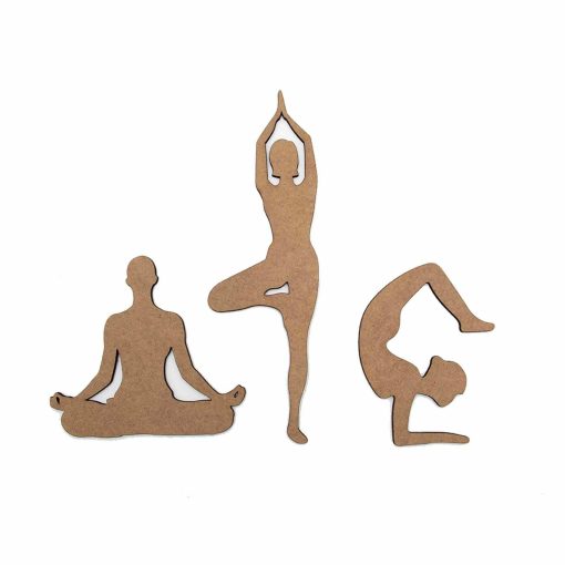 Set Of Asana Decor, Yoga Set Decor, Yoga Poses Wall Decor, Yoga Wall Art, Meditation Decor, Chakra Wall Art, Asana Poses, Yoga Lady
