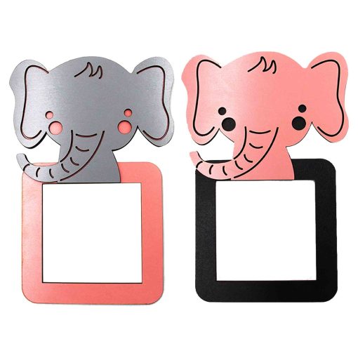 Elephant Light Switch Surround, Socket Surround Cover, Outlet Cover, Elephant Switch Plate Cover, Light Switch Covers, Socket Frame, Receptacle Cover, Nursery Wall Stickers,