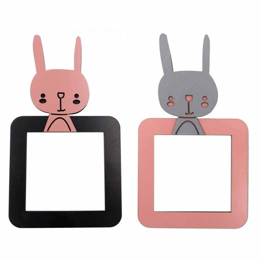 Rabbit Light Switch Surround, Socket Surround Cover, Outlet Cover, Rabbit Switch Plate Cover, Light Switch Covers, Socket Frame, Nursery Wall Stickers, Home Accessories