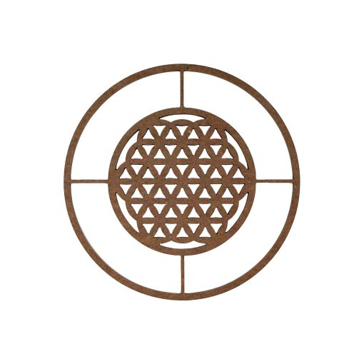 Flower of Life Wall Decor, Flower of Life Wall Art, Wood Wall Decor, Wood Panel, Wooden Wall Art, Macrame Hoops, Macrame Pulley, Wood Placemat, Flower of Life Wall Hanging