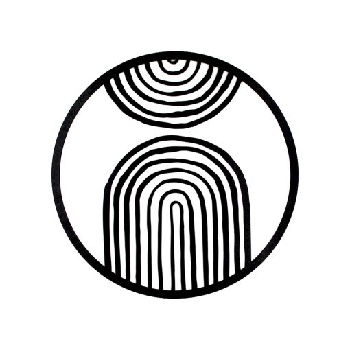 Abstract Wall Art, Line Art, Abstract Line Art, Black and White Wall Decor, Geometric Wall Decor, Modern Wall Art, Boho Wall Decor, Modern Line Art Set, Wood Decor, Circle Shaped Abstract