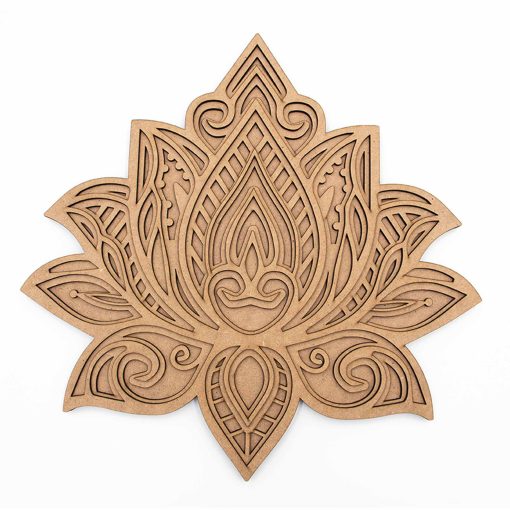 Lotus Wall Decor MDF, Geometric Wooden Wall Art Lotus, Wooden Lotus Wall Hanging, Spiritual Wall Decor, Wood Lotus Decor, Lotus Flower, Wood Lotus Symbol, Lotus Wall Art