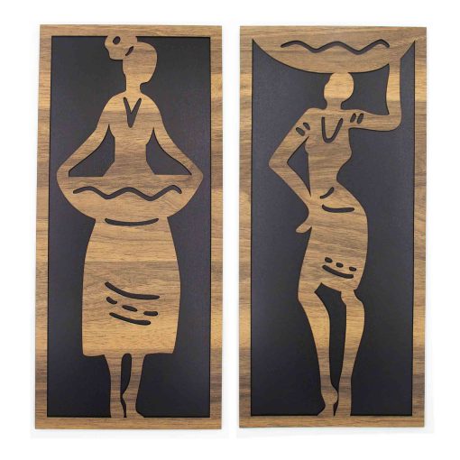 Set of African Woman, African Woman Wall Art, African Art, Tribal Wall Art, Tribal African Women, African Wall Art, Wall Art, Wall Decoration, African Home Decor