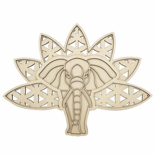Lotus and Elephant Wall Decor, Lotus Wall Art, Wood Lotus, Lotus Flower Wall Hanging, Lotus Wall Hanging, Elephant Wall Hanging, Elephant Wall Decor