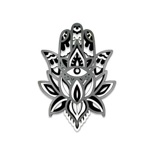 Multi-Layer Hamsa Hand, Laser Cut Hamsa Hand, Hamsa Hand Wall Decor, Hamsa Hand Wall Art, Fatima Hand, Fatima Hand Wall Decor, Fatima Hand Wall Art, Colorful Hamsa